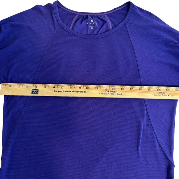 Athleta Purple Long Sleeve Scoop Neck Tee Size M - Picture 8 of 8